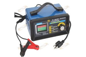 6AMP Quick Battery Charger 12V 6V @ 6AMP 2AMP 120V/60hz RV AUTO Boat ATV